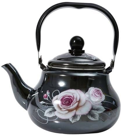 OKUMEYR Tetera De Esmalte Grueso Para Estufa Fácil De Usar Para Regalar Resistente Al Calor