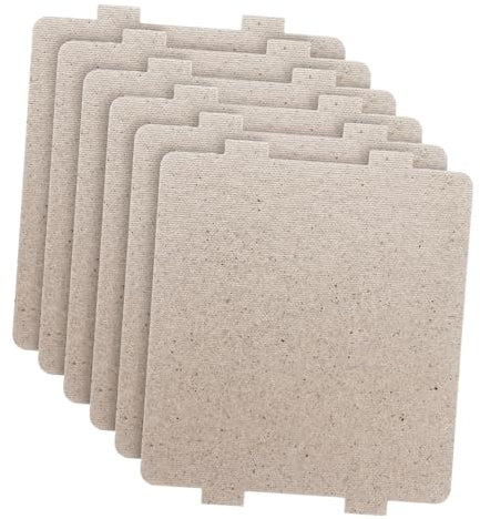 COLLBATH Mikrowellen Wellenleiterabdeckung Glimmerplatte Hitzebeständig Ersatzteil 6 Stück Zuschnittfähig Schutzfolie Für Mikrowellenofen