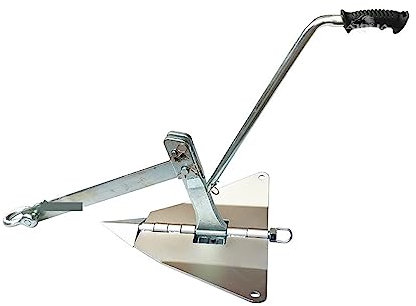 Hand Winch, For Off-road Vehicles Electric Winch Ground Anchor Folding Outdoor Rescue Tool Winch Self-rescue Anchor,for Cars Trucks Boat Boat