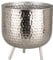 New Silver Hammered Planter With 3 Sleek Silver Legs, Looks Fantastic In Home and Accentuates Plant Beautifully. Ideal For Hallways Or The Corners Of Rooms, Keep Your Plants Looking Tres Chic.