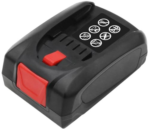 Eotdoo - Batterie de rechange pour Bosch UniversalDrill 18V-60, UniversalGrassCut 18V-26, UniversalGrassCut 18V-260, numéro de pièce : 17006537, 17006570, 17007103, 2 607 337 314