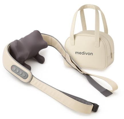 Medivon Fortschrittliches Shiatsu-Massagegerät mit Heizfunktion und 3 Sooth-Geschwindigkeiten, fortschrittliches Shiatsu-Massagegerät mit Heizfunktion und 3 Sooth-Geschwindigkeiten