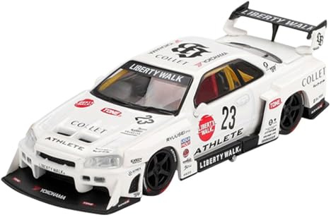 Truescale Miniatures Mini-GT MGT01059-R - Nissa. GTR (R34) Super Silhouette Athlete Collet 2024 - maßstab 1/64 - Modellauto