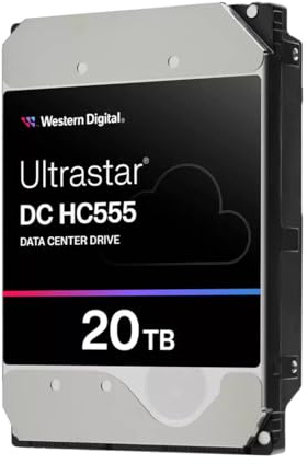 Ultrastar Ultrastar DC HC555 Internal 3.5 in SAS 3.0 20 TB 7200 RPM/512 MB Drive