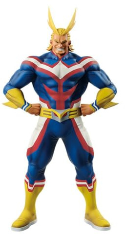 Xinchangda MHA ALL MIGHT Figur, Anime ALL MIGHT Actionfigur, Statue, Stehende Haltung, PVC, 20 cm, Anime MHA Figurine Modell, Heim-, Auto-, Schreibtischdekoration, Geburtstagsgeschenk