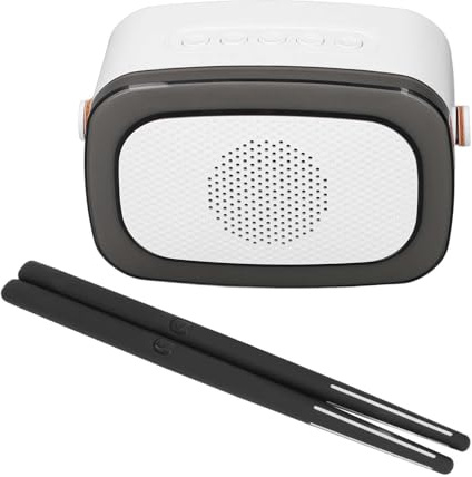 Hidyliu Ensemble de Batterie à Air électrique, Appareil de Musique Bluetooth sans Fil Compact et Amusant pour Enfants et Adultes, Lumière RGB 1 unité
