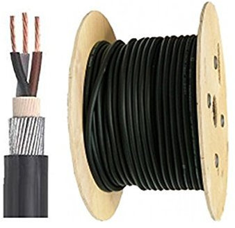 25m 25 Metre x 16.0mm 16mm 3 Core Steel Wire Armoured Cable XLPE SWA 6943X