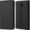 Moozy Cover per Samsung J5 2017, Nero - Custodia a Libro Flip Smart Magnetica con Appoggio e Porta Carte