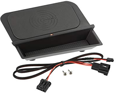 Inbay 241040-52-1 Wireless Ladegerät für Peugeot 3008/5008, Schwarz, Qi-kompatibel, Kabelloses Laden, Deutsche Qualität