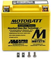 MBTZ7S MOTOBATT Quadflex AGM Batterie Moto 12V 6Ah