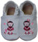 HOBEA-Germany Krabbelschuhe für Jungs und Mädchen in verschiedenen Designs 24/25 (24-30 Mon), Mädchen Grau