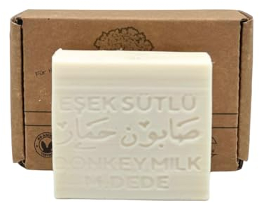 PAOS Eselmilch Seife, ca. 120g, Anti Aging Seife, Akne Seife, Handgemacht, Naturprodukt