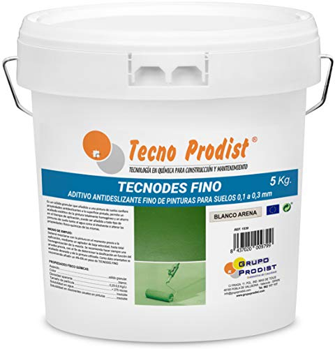 TECHNODES FINO de Tecno Prodist - (5 kg) Additif antidérapant en poudre pour peinture de sol, granulométrie 0,1 à 0,3 mm