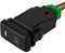 Interrupteur à bouton-poussoir EVGATSAUTO 12V 4 pôles pour RAV4/Land Cruiser/Prado//Camry/Corolla/Tacoma//4Runner avec indicateur de fond LED