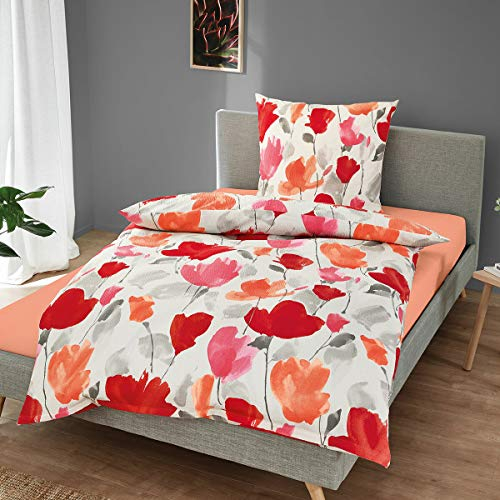 Traumschlaf Seersucker Bettwäsche Siesta 1 Bettbezug 135 x 200 cm + 1 Kissenbezug 80 x 80 cm