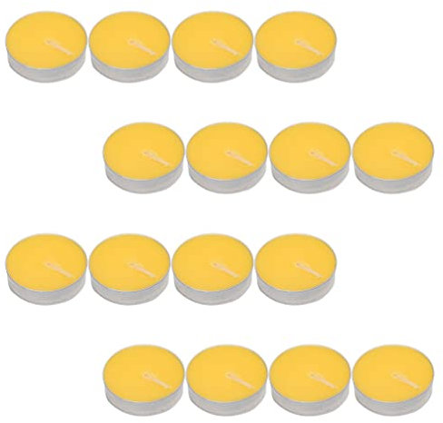 STOBOK Rauchfreie tibetische Teelichter, Kerzen: 16-teiliges Ghee-Butter-Lampen-Set, tibetische, buddhistische Kirche, Teelichter für Meditation, Zeremonien, Rituale, Altare, Diwali