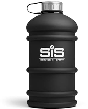 Science in Sport Sport Trinkflasche 2,2l Matt schwarz – BPA frei - Kunststoffflasche für Sport und unterwegs, Wasserflasche Fahrrad, Fitness, Wandern und Arbeit