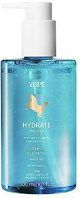 YOPE Shampoo | Trockene Kopfhaut | Feuchtigkeitsspendend | Aufweichend | Natürlich | Feuchtigkeitsspendendes Shampoo 300ml