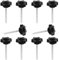 JJWNMLL 10pcs tornillo de fijación Perilla tornillo en forma de estrella M6 * 60 mm tornillo del tornillo de reemplazo de hilo tornillo de fijación Perilla manual en forma de estrella, Mango negro