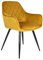 Kick Collection Esszimmerstühl Monza - Gold - Modern und Hochwertig - Samtstoff und Metall - Erhältlich in vielen Farben