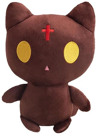 Zhongkaihua KONOSUBA Chomusuke Figur weiches Kissen,Anime-Cartoon, niedlich, weiche PP-Baumwolle, gefülltes Kissen, Zuhause, Sofa, Dekoration, Geschenk