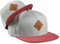 Soulbuddy Cap Herren Cap Kinder – 2er-Set Familien Outfit Set – Vatertagsgeschenk für Papa – Geschenke zum Vatertag – Papa Geschenk – Grau-Rot – One Size und Kids L