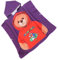 FEBE Badeponcho Kinder Teddy Bear Badetuch Mit Kapuze Bademantel für Kleinkind