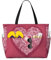 DRTGEDS Romantische Herz-Strandtasche für Damen, groß, wasserdicht, Strandtasche, Reißverschluss, Strandtasche, Schwimmbadtasche, große Tragetasche, Schwarz, Einheitsgröße