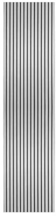 DecorAndDecor Acoustic Slat Wood Wall Panel and Ceiling Panelling Decorative 3D MDF 240 x 60 cm - Grey