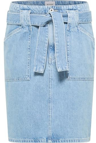 MUSTANG Style Blossom Denim Hellblau 201