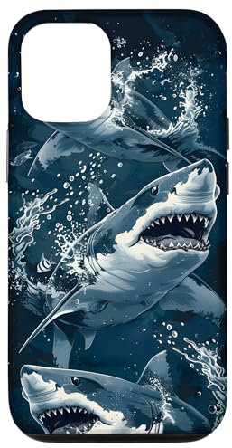 iPhone 15 Fierce Sharks Case