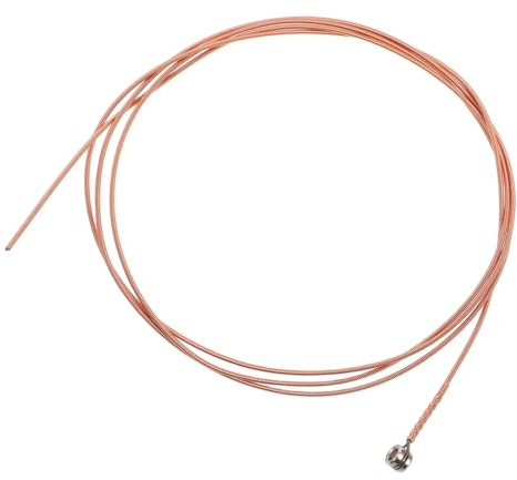 Juego de Cuerdas para Guitarra Acústica de 6 Cuerdas, 1 Paquete | Color Dorado, Metal, para Reparación y Mantenimiento, Pensado para Entusiastas y Principiantes
