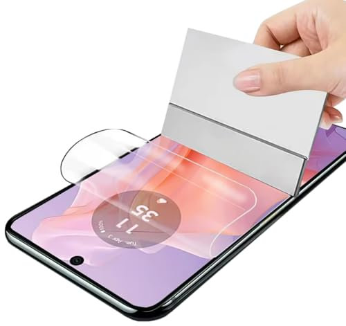 [2 unidades] Importado flexible hidrogel protector de pantalla para Motorola Edge 50 Fusion, protector de pantalla de dureza 6H, ultra transparente [antiarañazos]