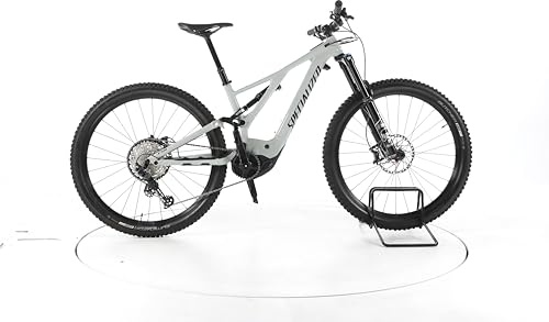 SPECIALIZED E Bike Turbo Levo Comp E-Bike Fully Damen Herren 29 Zoll Elektrofahrrad, 90 Nm 700 Wh, 12 Gänge, Federgabel Hydraulische Scheibenbremse 165-180 cm grau (Generalüberholt)