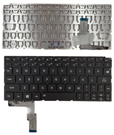 NwugFdk US English Black Keyboard Compatible with One Netbook OneMix 4 and One Mix 4 DOK-6371A