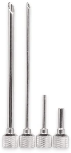 Stainless Steel Whipped Cream Dispenser Injector Tips (Set of 4)