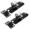 Door Handles Brenton Strong Sliding Door Lock with Enhanced Sliding Lock Mechanism - Garden Gate Bolt Secure System, Shed Lock, Reliable Bolt Lock and Sliding Bolt Lock - 6” (150mm) Black or Zinc x 2