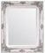 Select Mirrors Rhone Wandspiegel - Französischer Vintage, Antiker Barockstil - 50cm x 60cm (Antik Silber)