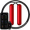 Tangram Factory Smart Rope - LED Jumping Rope - 23 LEDs Embedded in the Rope Show Your Training Data in Midair (Red, Medium)