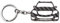 BlackStuff Carbon Karbonfaser Schlüsselanhänger Kompatibel mit GLK Class X204 2008-2015 BS-767