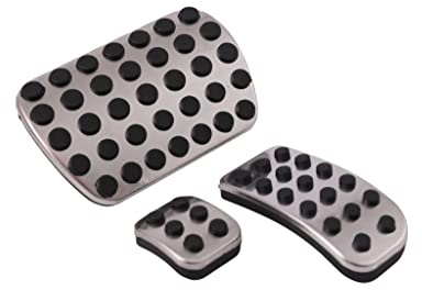3 Stück/Set Zubehör Edelstahl Pedal für Vito Viano V-Klasse Valente Metris W639/W447