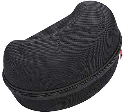 Alomejor Skibrille Fall Profisportbrille Hartschalenglas Schutzhülle Tragebox mit Karabinerhaken Schlüsselanhänger für Skifahren Snowboardbrillen