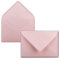 25 Mini Brief-Umschläge - Rosa - 5,2 x 7,6 cm - Miniatur Kuverts mit Nassklebung für Blumen-Grüße, Grußkarten, Anhänger & Geld-Geschenke - FarbenFroh by GUSTAV NEUSER