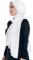 Lina & Lily Maxi Hijab Jersey Premium, Kopftuch Schal Turban für Muslimische Frauen (Weiß)