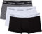 Calvin Klein Low Rise Trunk 3Pk, Boxer a Vita Bassa Uomo, Multicolore (White/B&W Stripe/Black), M