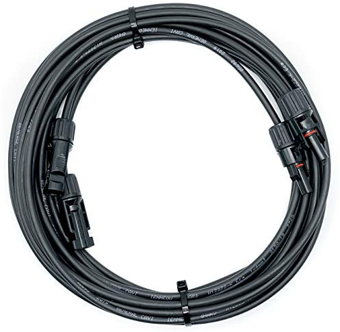 WATTSTUNDE VSS 6.5 Solarmodul zu Solarmodul Verlängerungskabel Paarweise zum Reihen oder Parallelschalten von Solarmodulen (5m, 6mm²)