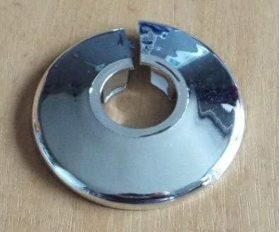 Be-Creative Radiator Pipe Collars Plastic Covers - Pack of 2, 10mm (Chrome)