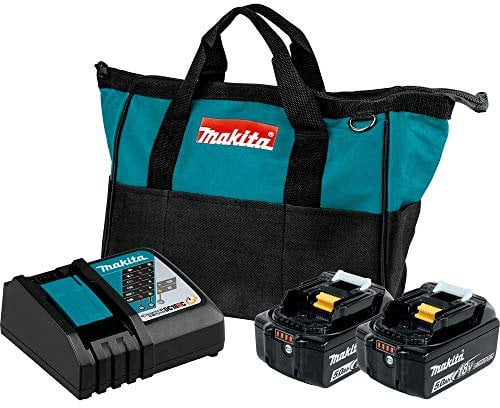 Makita BL1850BDC2 Batterie Lithium-ION 18V LXT® et Chargeur Rapide Optimal (5.0Ah)