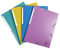 Exacompta 55190E 4er Pack Premium Kunststoff-Einschlagmappe Forever Young aus blickdichtem Polypropylen mit 3 Klappen und 2 Gummizügen DIN A4 farbig sortiert