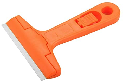 TOOLSTEK WOKIN Glass Ceramic Hob Scraper Cleaner, Tile Paint Stickers Labels Glue Remover, Window Scraper Hand Tools Scraping